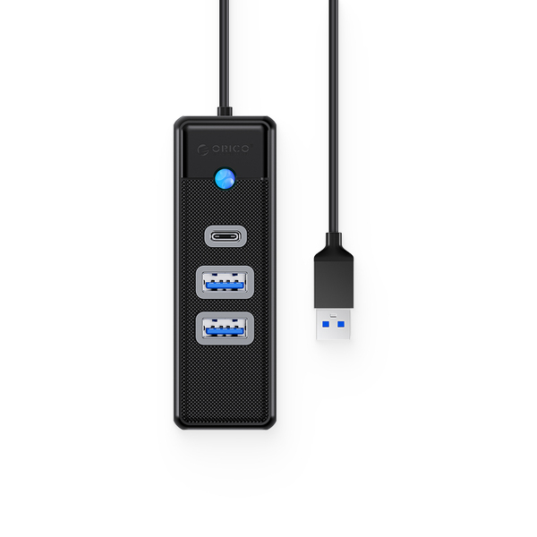 Zdjęcie produktu: Hub USB Orico PWC2U-U3 3-portowy 2x USB-A 3.0 1x USB-C 3.0 0,5 m - czarny Zdjęcie produktu: Hub USB Orico PWC2U-U3 3-portowy 2x USB-A 3.0 1x USB-C 3.0 0,5 m - czarny