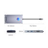 Miniatura zdjęcia: Stacja dokująca USB-C Orico XCR 12w1 2x HDMI 4K VGA PD 100W RJ45 Miniatura zdjęcia: Stacja dokująca USB-C Orico XCR 12w1 2x HDMI 4K VGA PD 100W RJ45