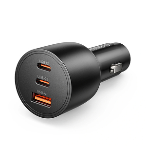 Miniatura produktu: Ładowarka samochodowa Orico PowerLink 165W USB-A + 2x USB-C - czarna Miniatura produktu: Ładowarka samochodowa Orico PowerLink 165W USB-A + 2x USB-C - czarna