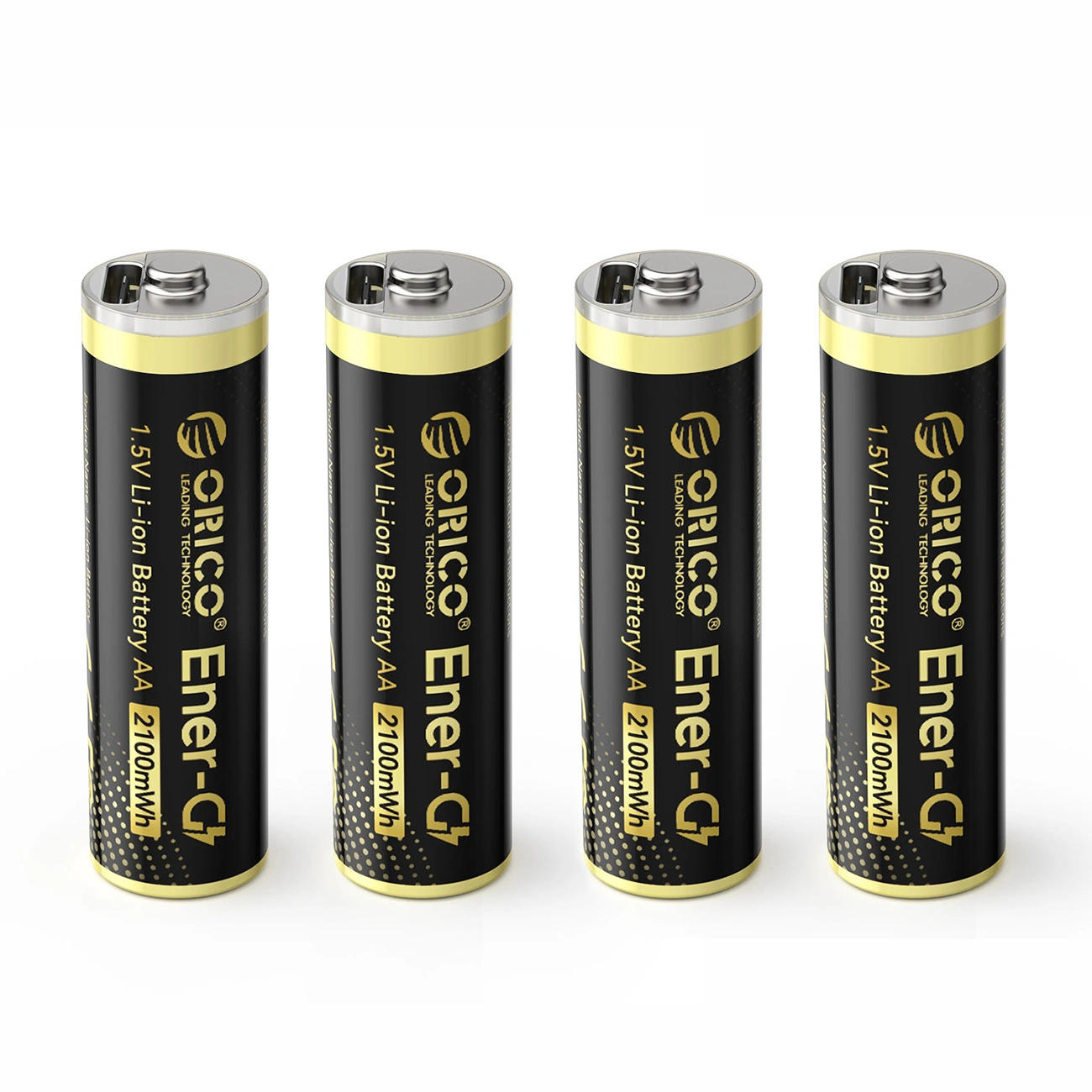 Bateria litowa Orico Ener-G EG5C 1,5 V 2100mWh akumulator AA USB-C 4 szt.