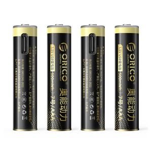 Miniatura produktu: Bateria litowa Orico Ener-G EG7C 1,5 V 500mWh akumulator AAA USB-C 4 szt. Miniatura produktu: Bateria litowa Orico Ener-G EG7C 1,5 V 500mWh akumulator AAA USB-C 4 szt.