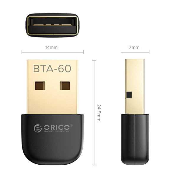 Zdjęcie produktu: Adapter Orico BTA-60 Bluetooth 6.0 - czarny