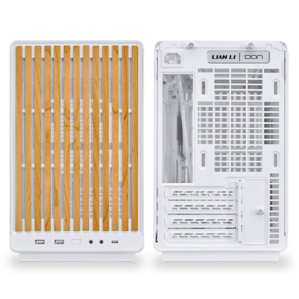 Zdjęcie produktu: Lian Li DAN Cases A3-mATX Wood Edition White