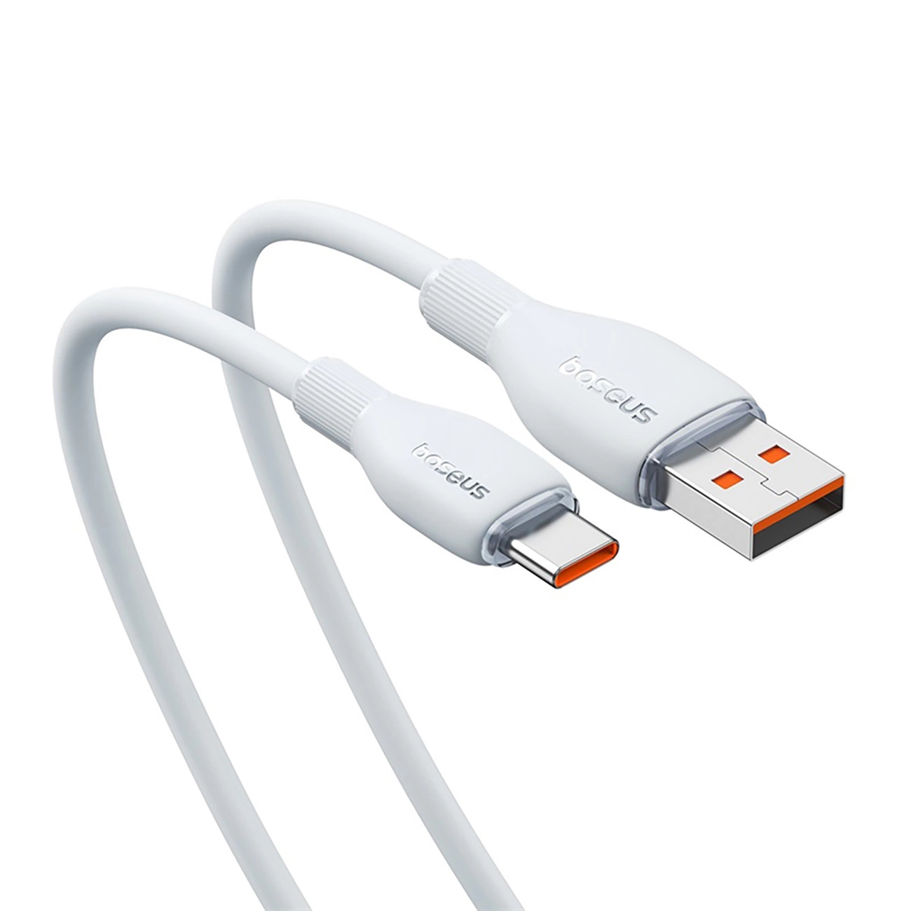 Kabel Baseus Pudding 100W USB-A - USB-C 1,2m - biały