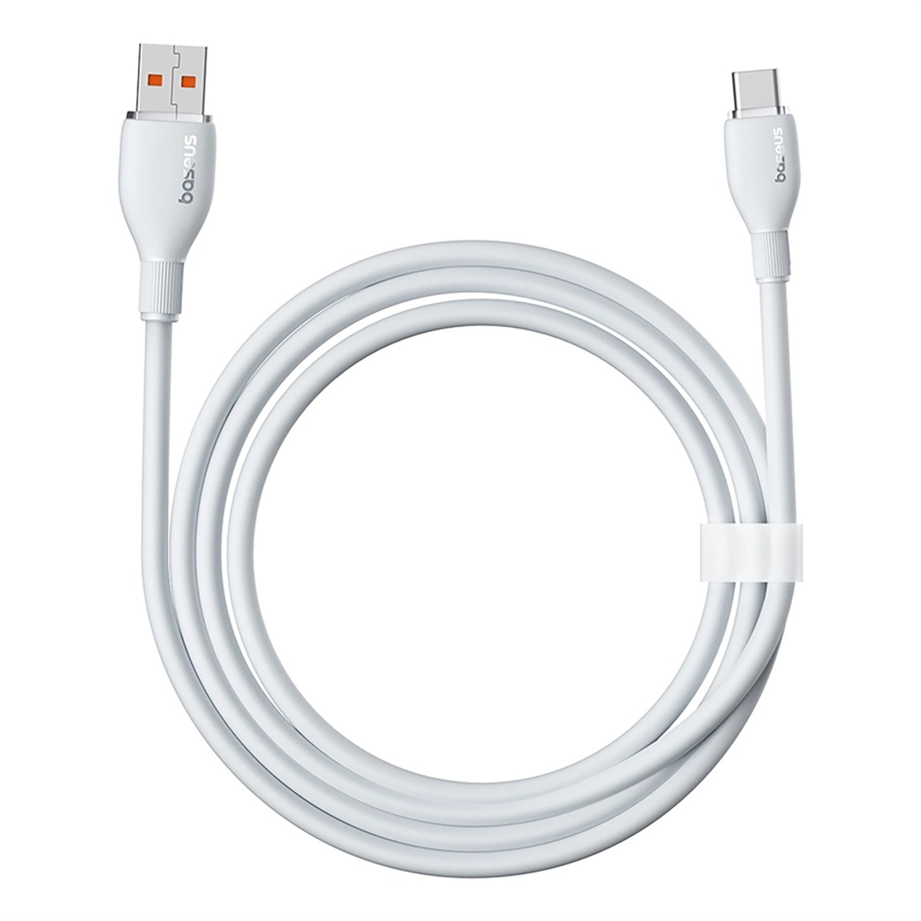 Kabel Baseus Pudding 100W USB-A - USB-C 1,2m - biały
