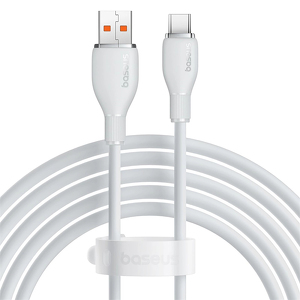 Miniatura produktu: Kabel Baseus Pudding 100W USB-A - USB-C 1,2m - biały Miniatura produktu: Kabel Baseus Pudding 100W USB-A - USB-C 1,2m - biały