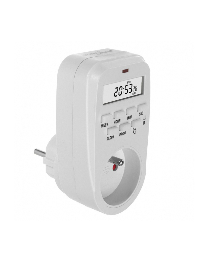 Włącznik czasowy - timer cyfrowy GreenBlue, max. obciążenie 16A, IP20 Włącznik czasowy - timer cyfrowy GreenBlue, max. obciążenie 16A, IP20