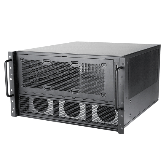 Obudowa serwerowa SilverStone Rackmount SST-RM600 Rack 6U czarna
