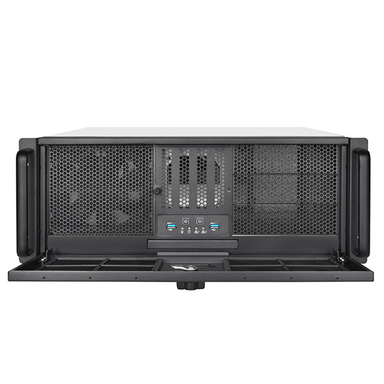 Obudowa serwerowa SilverStone Rackmount SST-RM400 Rack 4U czarna Obudowa serwerowa SilverStone Rackmount SST-RM400 Rack 4U czarna