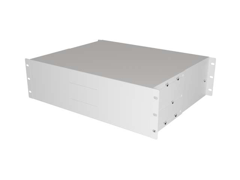 Zdjęcie produktu: Szuflada do szaf 19 3U szara Lanberg (3U/483 × 360 mm, udźwig do 90 kg)