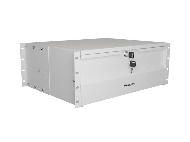 Szuflada do szaf 19 4U szara Lanberg (4U/483 × 360 mm, udźwig do 90 kg)