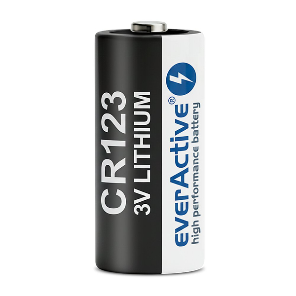 Zdjęcie produktu: Bateria foto litowa everActive CR123 - 1 sztuka Zdjęcie produktu: Bateria foto litowa everActive CR123 - 1 sztuka
