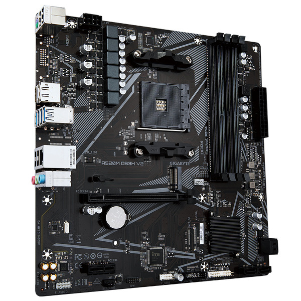 Zdjęcie produktu: Płyta główna Gigabyte A520M DS3H V2 AM4 Zdjęcie produktu: Płyta główna Gigabyte A520M DS3H V2 AM4