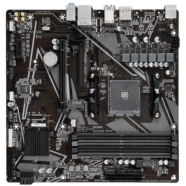 Zdjęcie produktu: Płyta główna Gigabyte A520M DS3H V2 AM4 Zdjęcie produktu: Płyta główna Gigabyte A520M DS3H V2 AM4