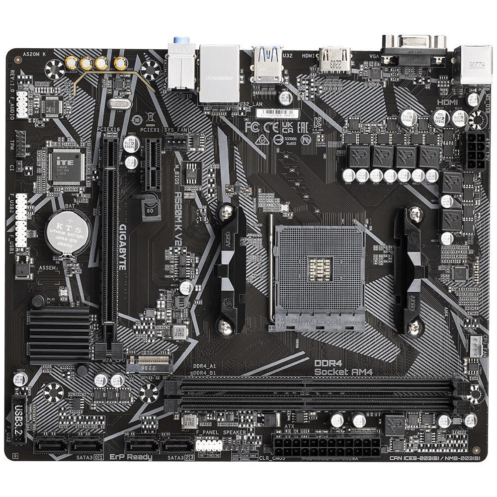 Płyta główna Gigabyte A520M K V2 AM4 Płyta główna Gigabyte A520M K V2 AM4