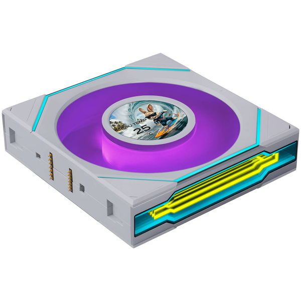Zdjęcie produktu: Wentylator Lian Li Uni Fan SL-INF Flex LCD Wireless ARGB PWM 120mm White Zdjęcie produktu: Wentylator Lian Li Uni Fan SL-INF Flex LCD Wireless ARGB PWM 120mm White