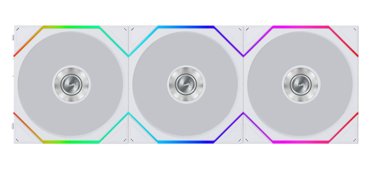 Zdjęcie produktu: Lian Li Uni Fan TL Flex Wireless ARGB PWM Reverse Blade 3 szt. 120mm White Zdjęcie produktu: Lian Li Uni Fan TL Flex Wireless ARGB PWM Reverse Blade 3 szt. 120mm White