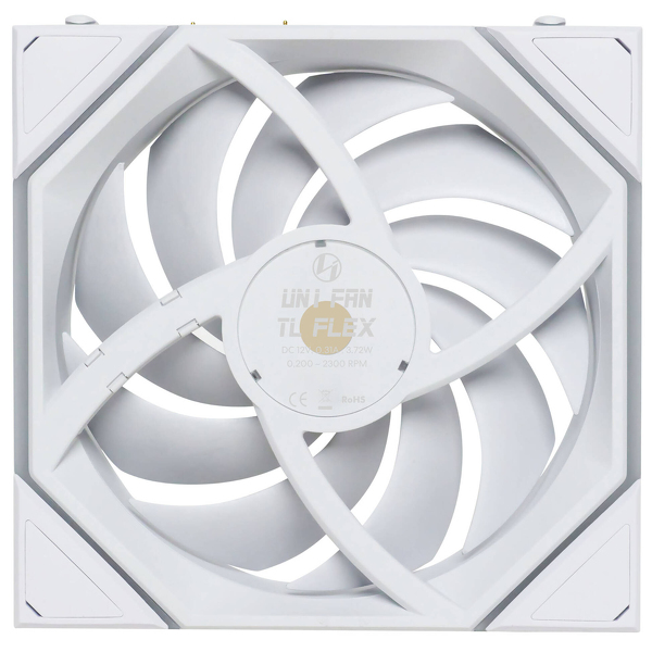 Zdjęcie produktu: Lian Li Uni Fan TL Flex Wireless ARGB PWM Reverse Blade 3 szt. 120mm White Zdjęcie produktu: Lian Li Uni Fan TL Flex Wireless ARGB PWM Reverse Blade 3 szt. 120mm White