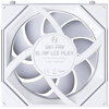 Miniatura zdjęcia: Lian Li Uni Fan SL-INF Flex LCD Wireless ARGB PWM Reverse Blade 120mm White Miniatura zdjęcia: Lian Li Uni Fan SL-INF Flex LCD Wireless ARGB PWM Reverse Blade 120mm White