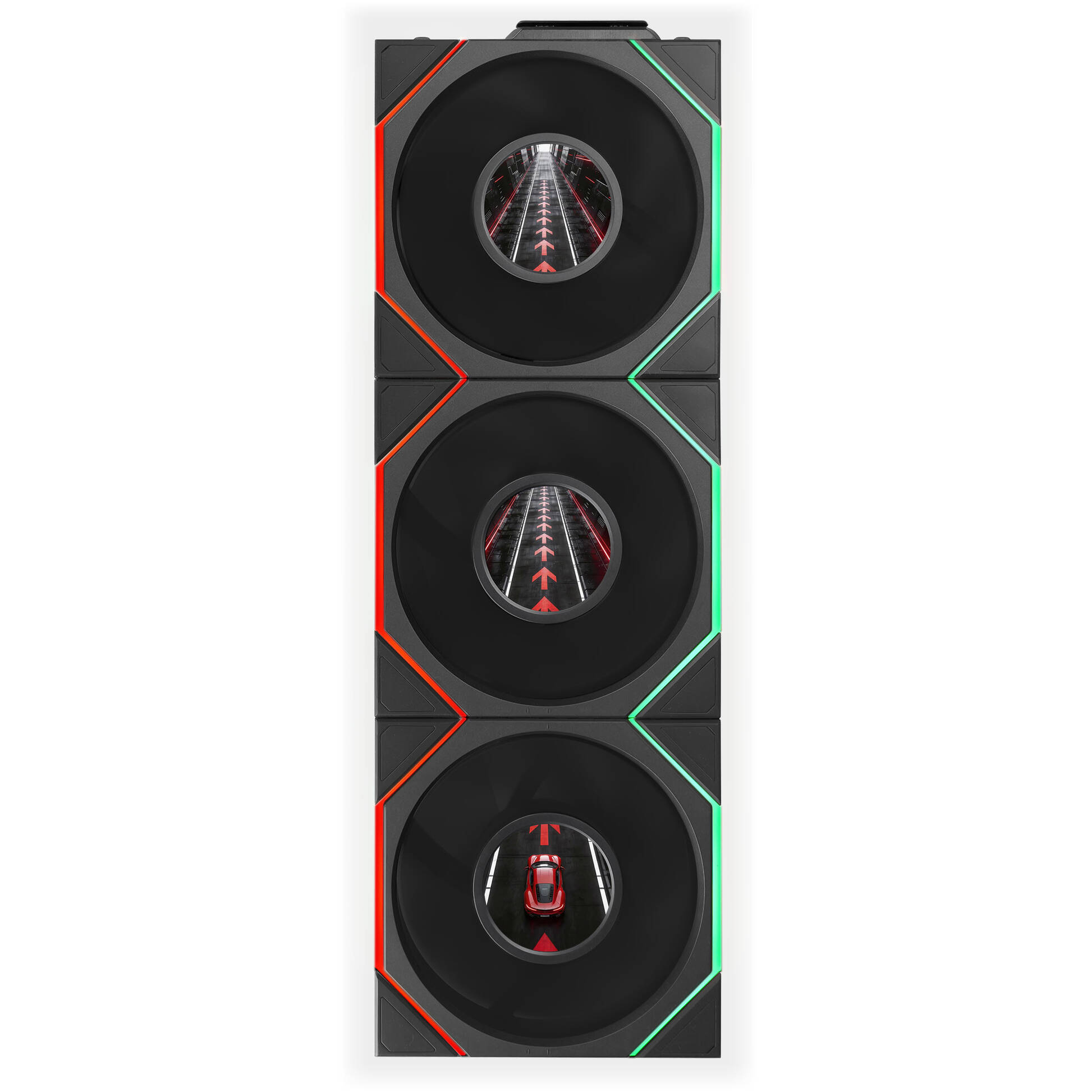 Lian Li Uni Fan TL LCD Flex Wireless ARGB Reverse Blade 3 szt. 120mm Black Lian Li Uni Fan TL LCD Flex Wireless ARGB Reverse Blade 3 szt. 120mm Black