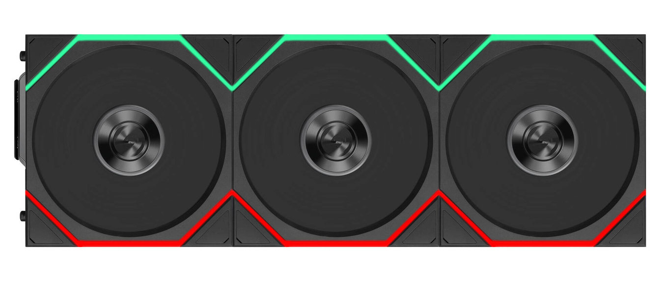 Zdjęcie produktu: Lian Li Uni Fan TL Flex Wireless ARGB PWM Reverse Blade 3 szt. 120mm Black Zdjęcie produktu: Lian Li Uni Fan TL Flex Wireless ARGB PWM Reverse Blade 3 szt. 120mm Black