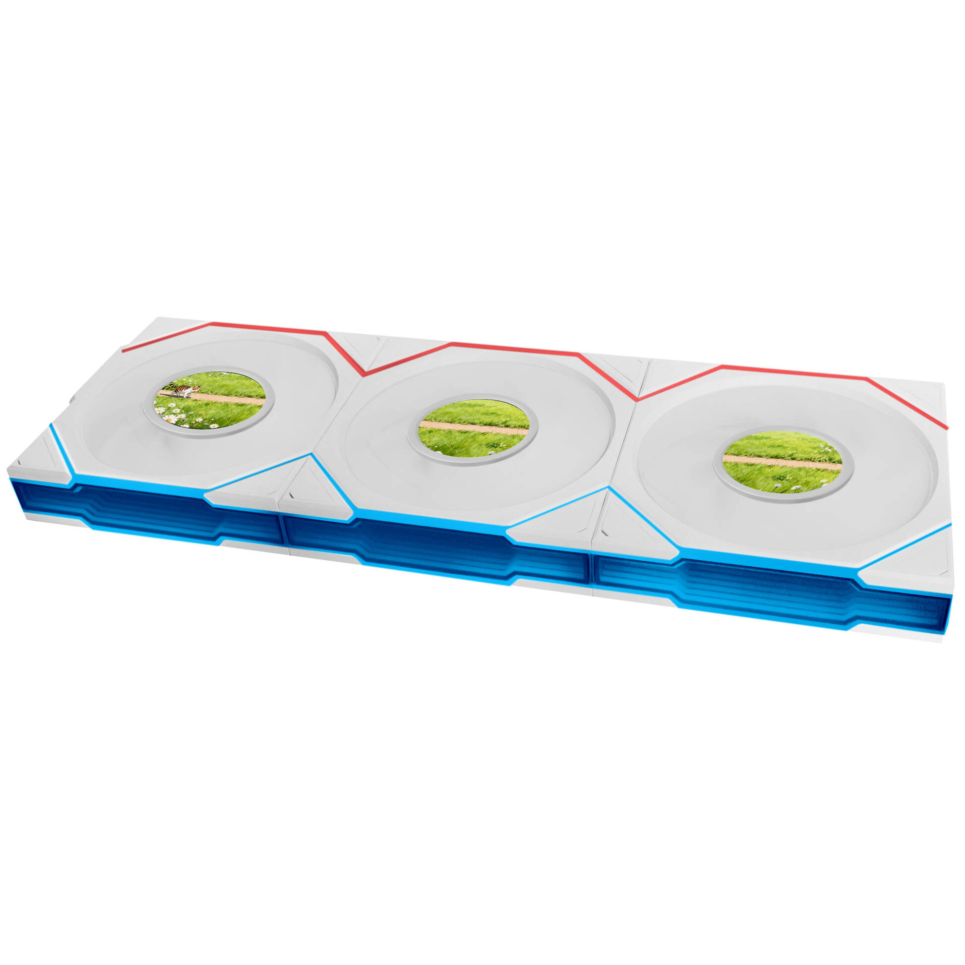 Lian Li Uni Fan TL LCD Flex Wireless ARGB PWM Reverse Blade 120mm White Lian Li Uni Fan TL LCD Flex Wireless ARGB PWM Reverse Blade 120mm White