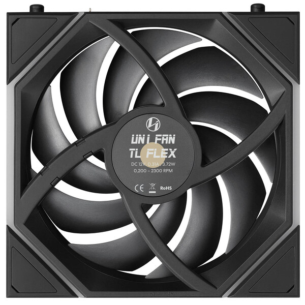Zdjęcie produktu: Wentylator Lian Li Uni Fan TL Flex Wireless ARGB Reverse Blade 120mm Black Zdjęcie produktu: Wentylator Lian Li Uni Fan TL Flex Wireless ARGB Reverse Blade 120mm Black