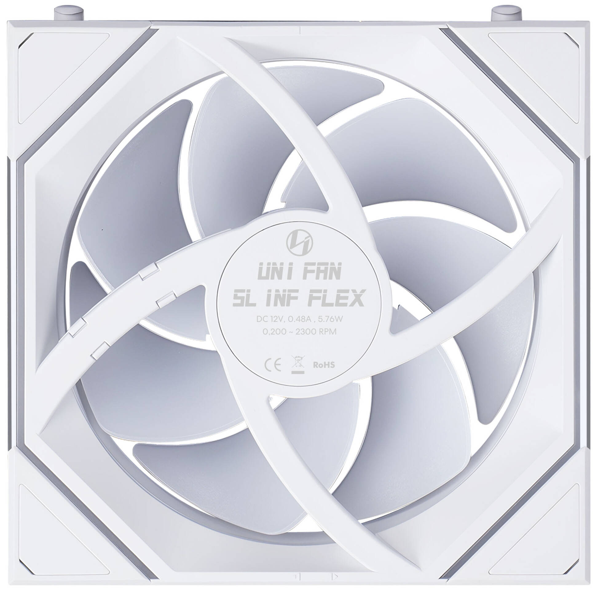 Wentylatory Lian Li Uni Fan SL-INF Flex Wireless ARGB PWM 120mm White Wentylatory Lian Li Uni Fan SL-INF Flex Wireless ARGB PWM 120mm White
