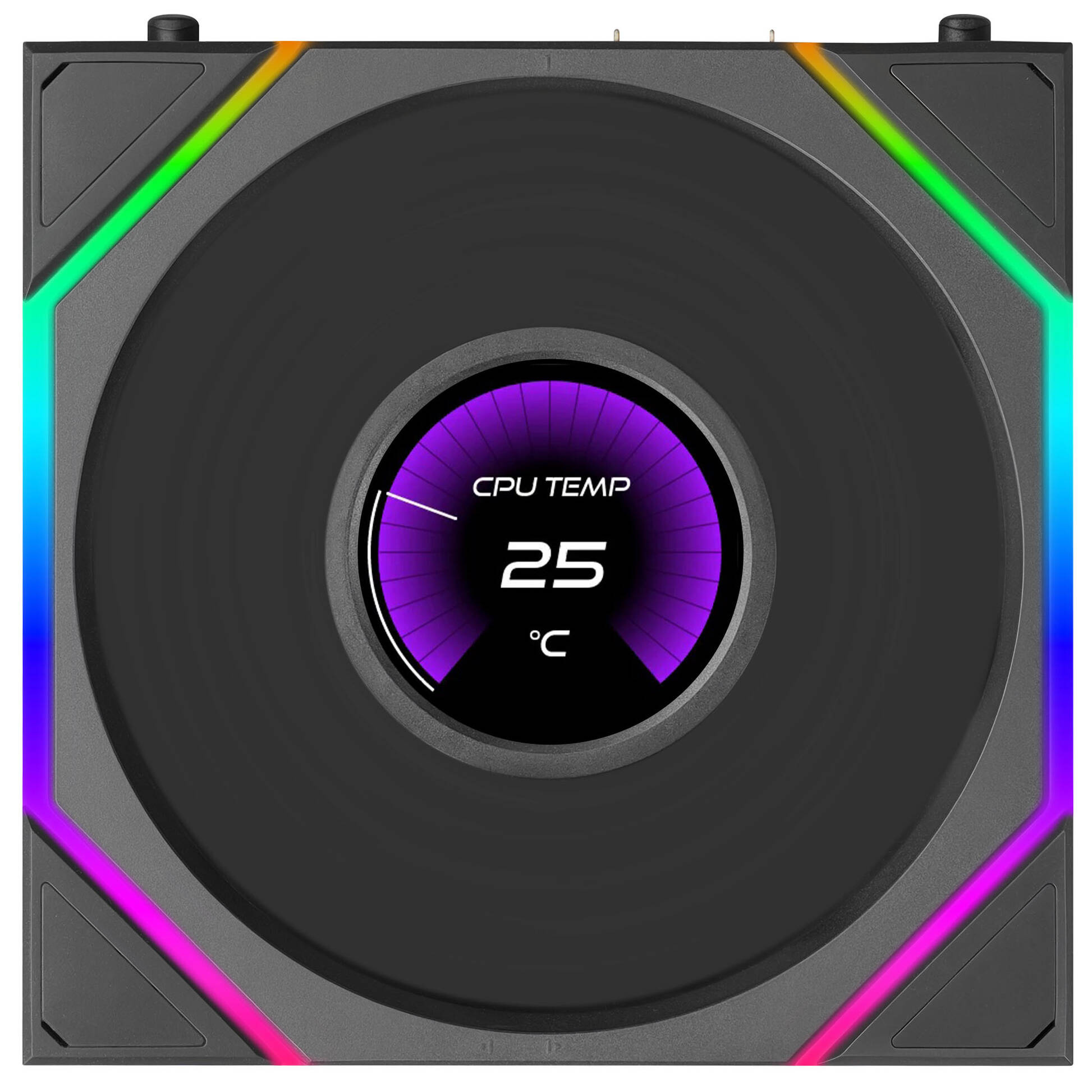 Wentylatory Lian Li Uni Fan TL LCD Flex Wireless ARGB PWM 3 szt 120mm Black Wentylatory Lian Li Uni Fan TL LCD Flex Wireless ARGB PWM 3 szt 120mm Black