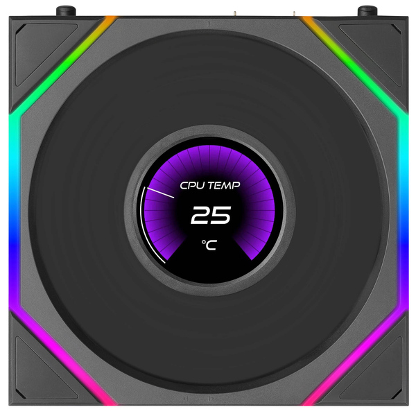 Zdjęcie produktu: Wentylatory Lian Li Uni Fan TL LCD Flex Wireless ARGB PWM 3 szt 120mm Black Zdjęcie produktu: Wentylatory Lian Li Uni Fan TL LCD Flex Wireless ARGB PWM 3 szt 120mm Black
