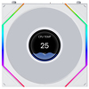 Miniatura zdjęcia: Wentylator Lian Li Uni Fan TL LCD Flex Wireless ARGB PWM 120mm White Miniatura zdjęcia: Wentylator Lian Li Uni Fan TL LCD Flex Wireless ARGB PWM 120mm White