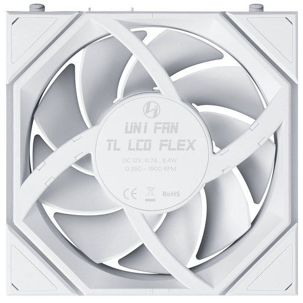 Zdjęcie produktu: Wentylatory Lian Li Uni Fan TL LCD Flex Wireless ARGB PWM 3 szt 120mm White Zdjęcie produktu: Wentylatory Lian Li Uni Fan TL LCD Flex Wireless ARGB PWM 3 szt 120mm White