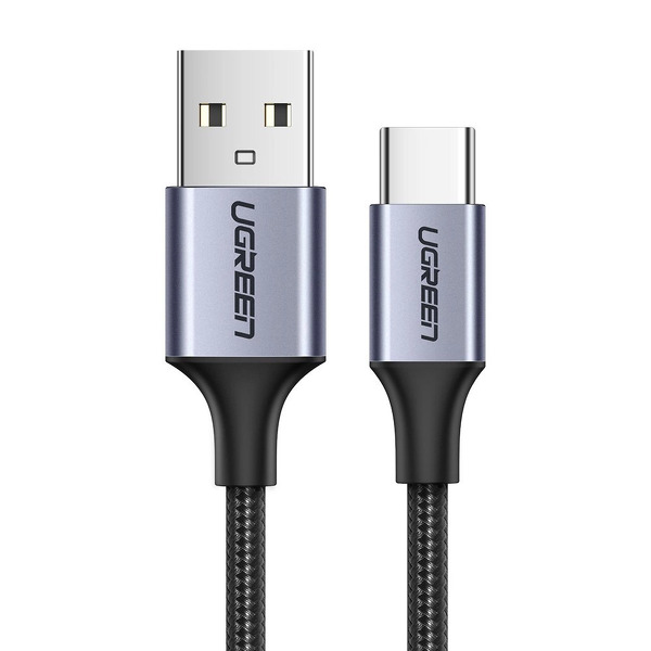 Zdjęcie produktu: Kabel Ugreen US288 60125 USB-A / USB-C QC 3.0 3A 0.5m - szary Zdjęcie produktu: Kabel Ugreen US288 60125 USB-A / USB-C QC 3.0 3A 0.5m - szary