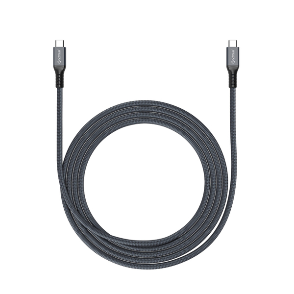 Zdjęcie produktu: Orico Kabel Thunderbolt 4, USB-C 40 Gbps, 8K60Hz, PD 100W, 2 m Zdjęcie produktu: Orico Kabel Thunderbolt 4, USB-C 40 Gbps, 8K60Hz, PD 100W, 2 m