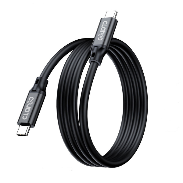 Zdjęcie produktu: Claroc Kabel USB-C 4K@60Hz, 100W, 20 Gbps, 5 m Zdjęcie produktu: Claroc Kabel USB-C 4K@60Hz, 100W, 20 Gbps, 5 m