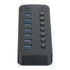 Miniatura zdjęcia: Orico Aktywny hub 7xUSB-A 5Gbps BC 1.2 24W czarny Miniatura zdjęcia: Orico Aktywny hub 7xUSB-A 5Gbps BC 1.2 24W czarny