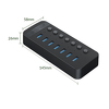 Miniatura zdjęcia: Orico Aktywny hub 7xUSB-A 5Gbps BC 1.2 24W czarny Miniatura zdjęcia: Orico Aktywny hub 7xUSB-A 5Gbps BC 1.2 24W czarny