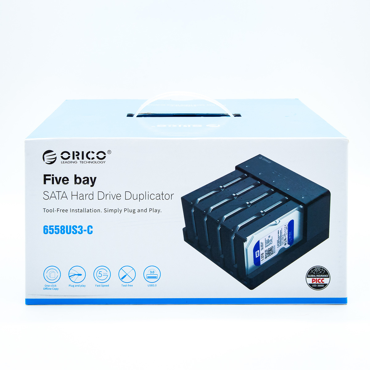 Orico Stacja klonująca 5x SATA 3,5 / 2,5'' Orico Stacja klonująca 5x SATA 3,5 / 2,5''