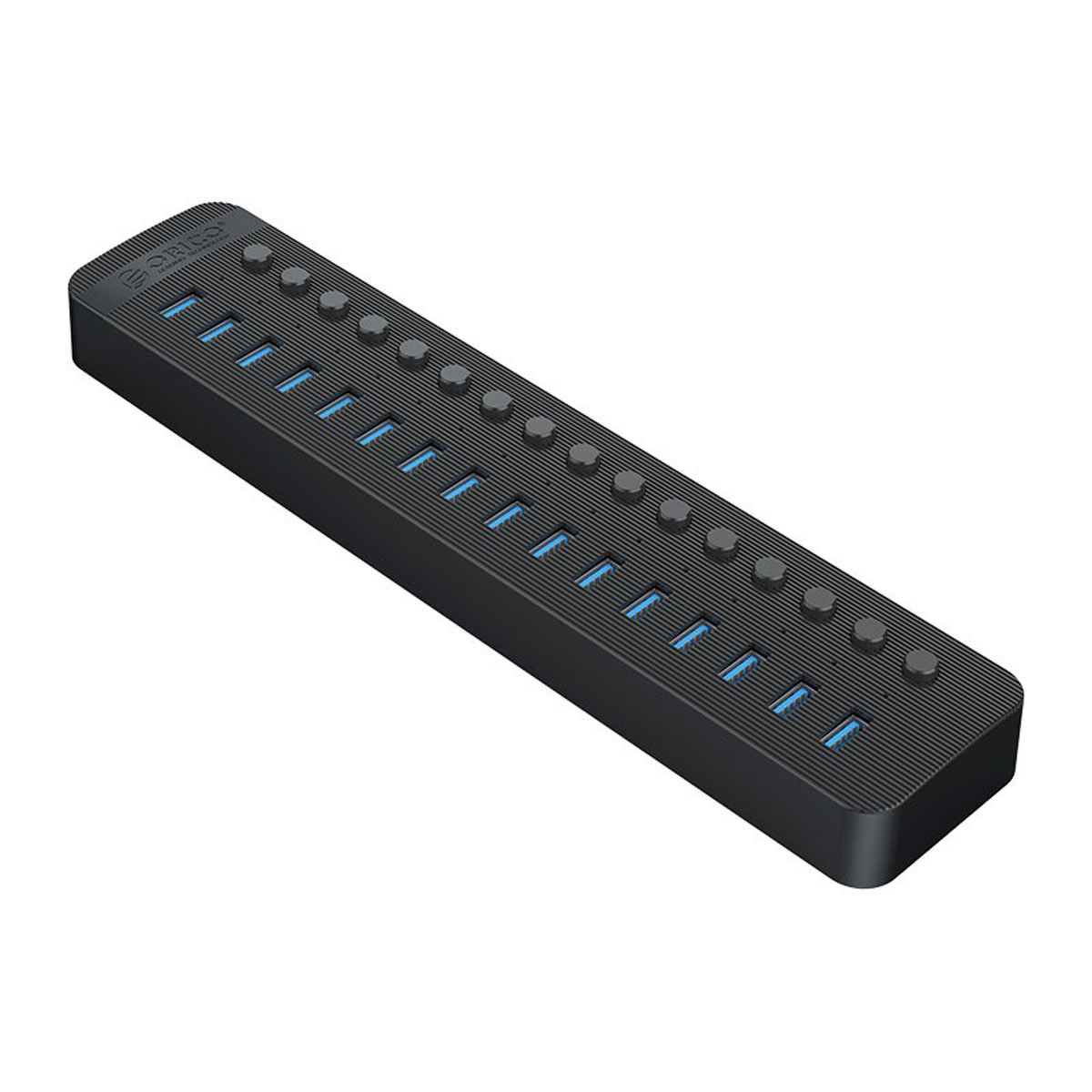 Orico Aktywny hub 16xUSB-A 5Gbps BC 1.2 78W czarny Orico Aktywny hub 16xUSB-A 5Gbps BC 1.2 78W czarny
