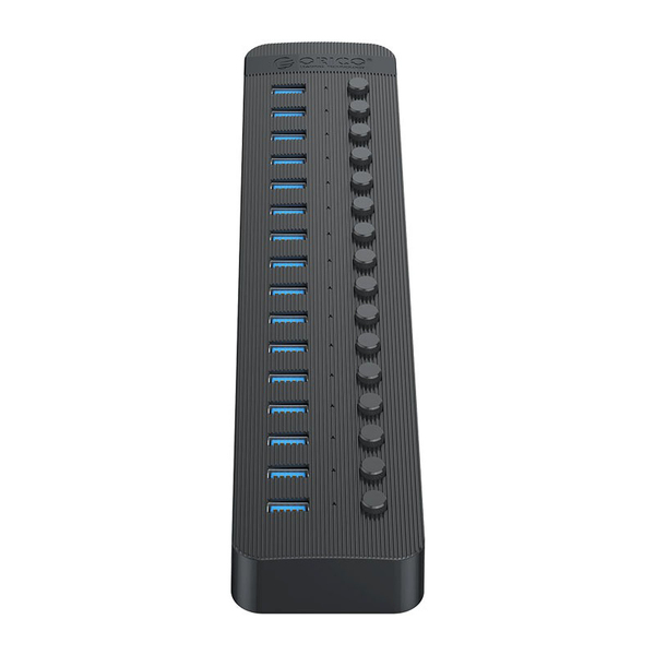 Zdjęcie produktu: Orico Aktywny hub 16xUSB-A 5Gbps BC 1.2 78W czarny Zdjęcie produktu: Orico Aktywny hub 16xUSB-A 5Gbps BC 1.2 78W czarny