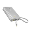 Miniatura zdjęcia: Powerbank Baseus PicoGo 10000mAh 45W z wbudowanym kablem USB-C - tytanowy Miniatura zdjęcia: Powerbank Baseus PicoGo 10000mAh 45W z wbudowanym kablem USB-C - tytanowy