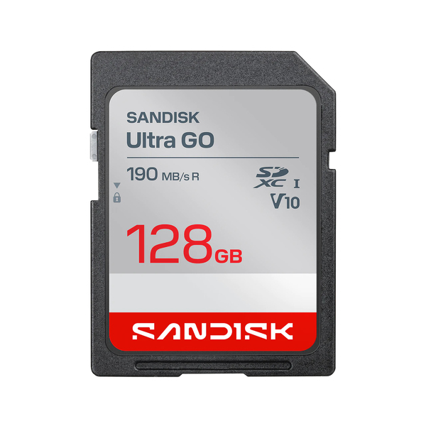 Zdjęcie produktu: Karta pamięci SDXC SanDisk 128GB Ultra GO 190MB/s Zdjęcie produktu: Karta pamięci SDXC SanDisk 128GB Ultra GO 190MB/s