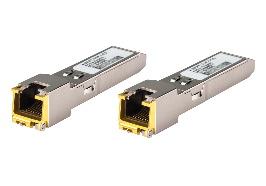 Zdjęcie produktu: ATEN 1Gb Ethernet copper SFP transceiver (2 pcs per Package)