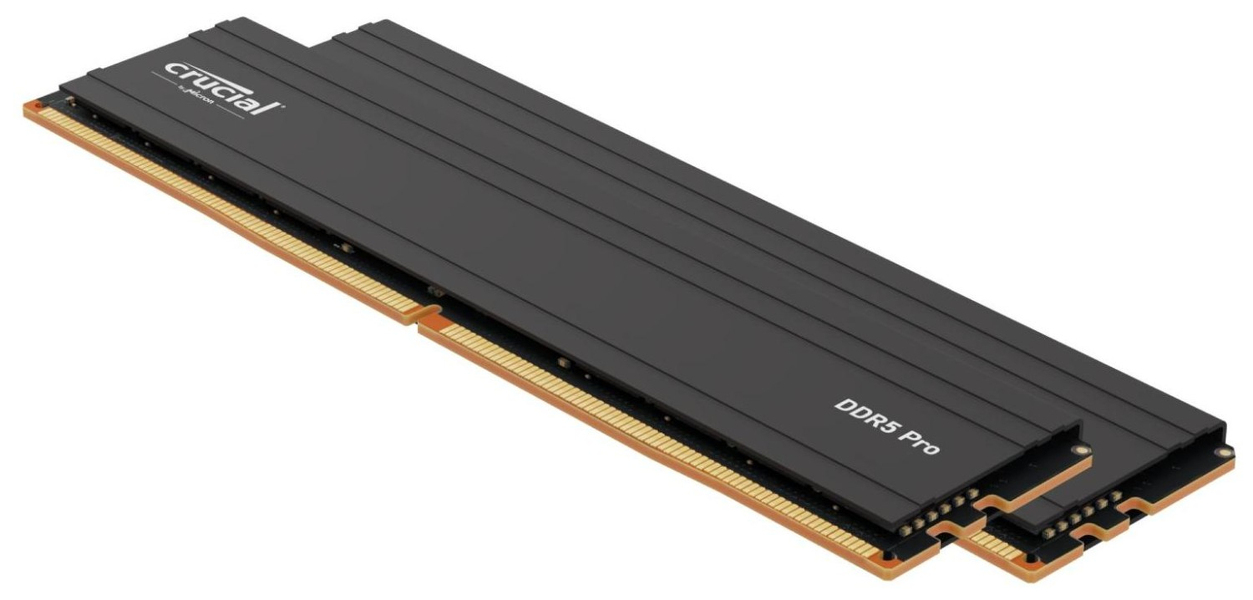 Zdjęcie produktu: Pamięć Crucial Pro 128GB (2x64GB) DDR5 5600 CL46 CP2K64G56C46U5 Zdjęcie produktu: Pamięć Crucial Pro 128GB (2x64GB) DDR5 5600 CL46 CP2K64G56C46U5