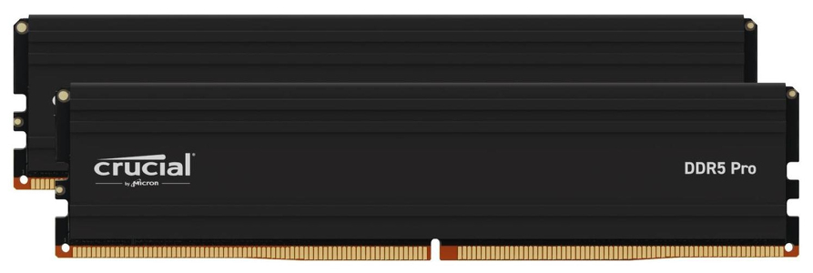 Miniatura produktu: Pamięć Crucial Pro 128GB (2x64GB) DDR5 5600 CL46 CP2K64G56C46U5 Miniatura produktu: Pamięć Crucial Pro 128GB (2x64GB) DDR5 5600 CL46 CP2K64G56C46U5
