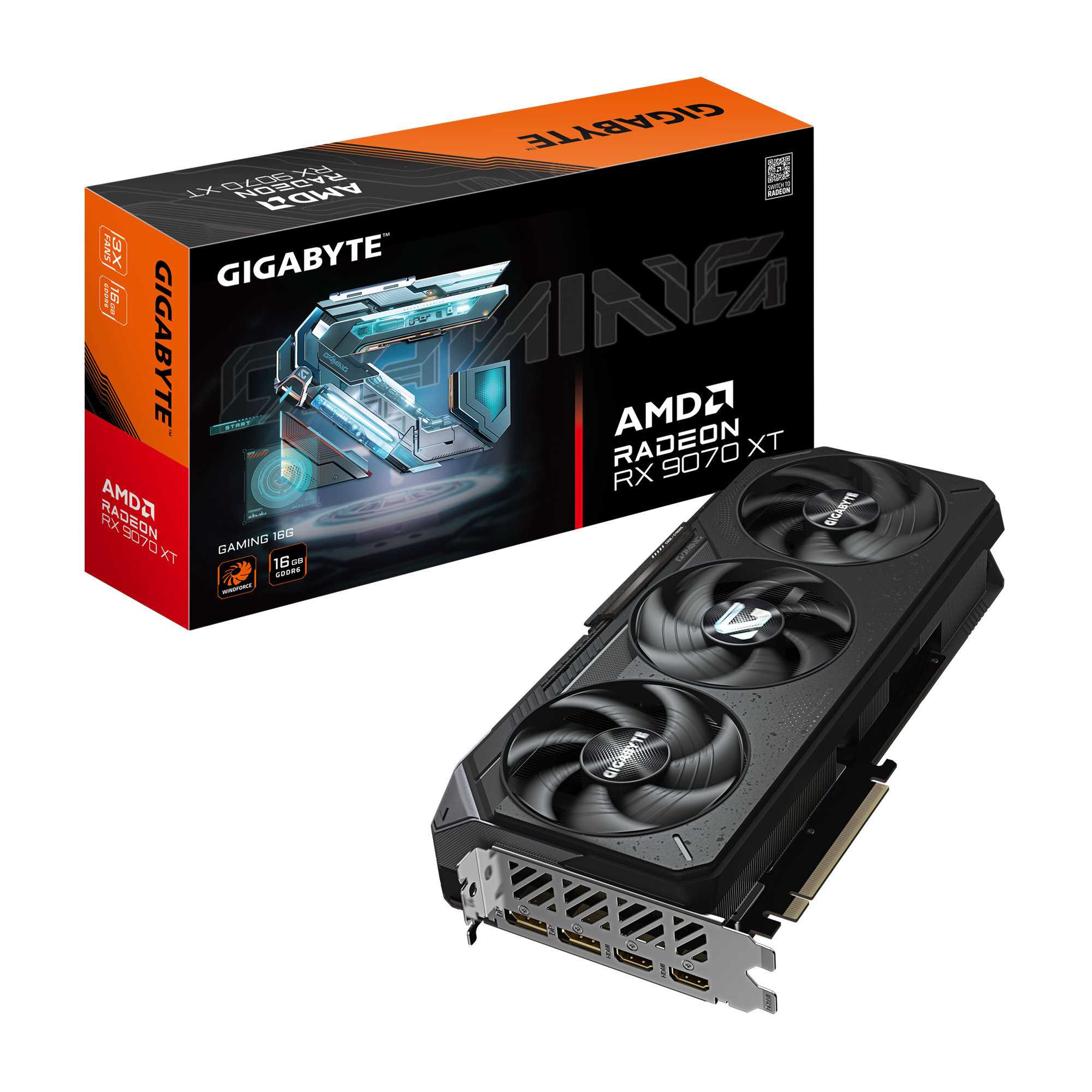 Gigabyte Radeon RX 9070 XT GAMING 16GB PCI-E GDDR6 (GV-R9070XTGAMING-16GD)