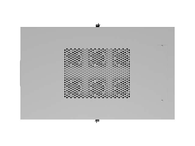 Szafa Lanberg Rack stojąca 19 42U 600×1000, szara, drzwi przeszklone, LCD