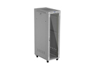 Miniatura zdjęcia: Szafa Lanberg Rack stojąca 19 42U 600×1000, szara, drzwi przeszklone, LCD