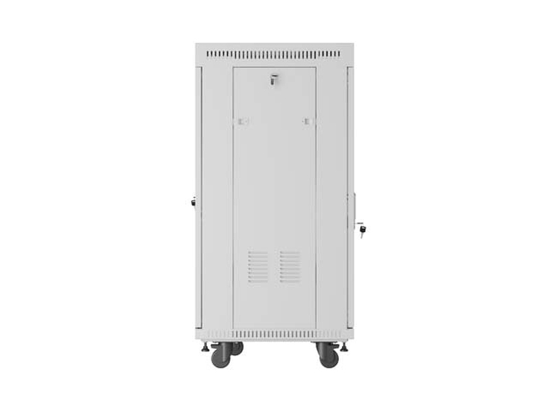 Zdjęcie produktu: Szafa Lanberg Rack stojąca 19 22U 600×600 szara, drzwi przeszklone, LCD