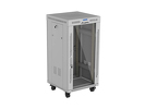 Miniatura zdjęcia: Szafa Lanberg Rack stojąca 19 22U 600×600 szara, drzwi przeszklone, LCD
